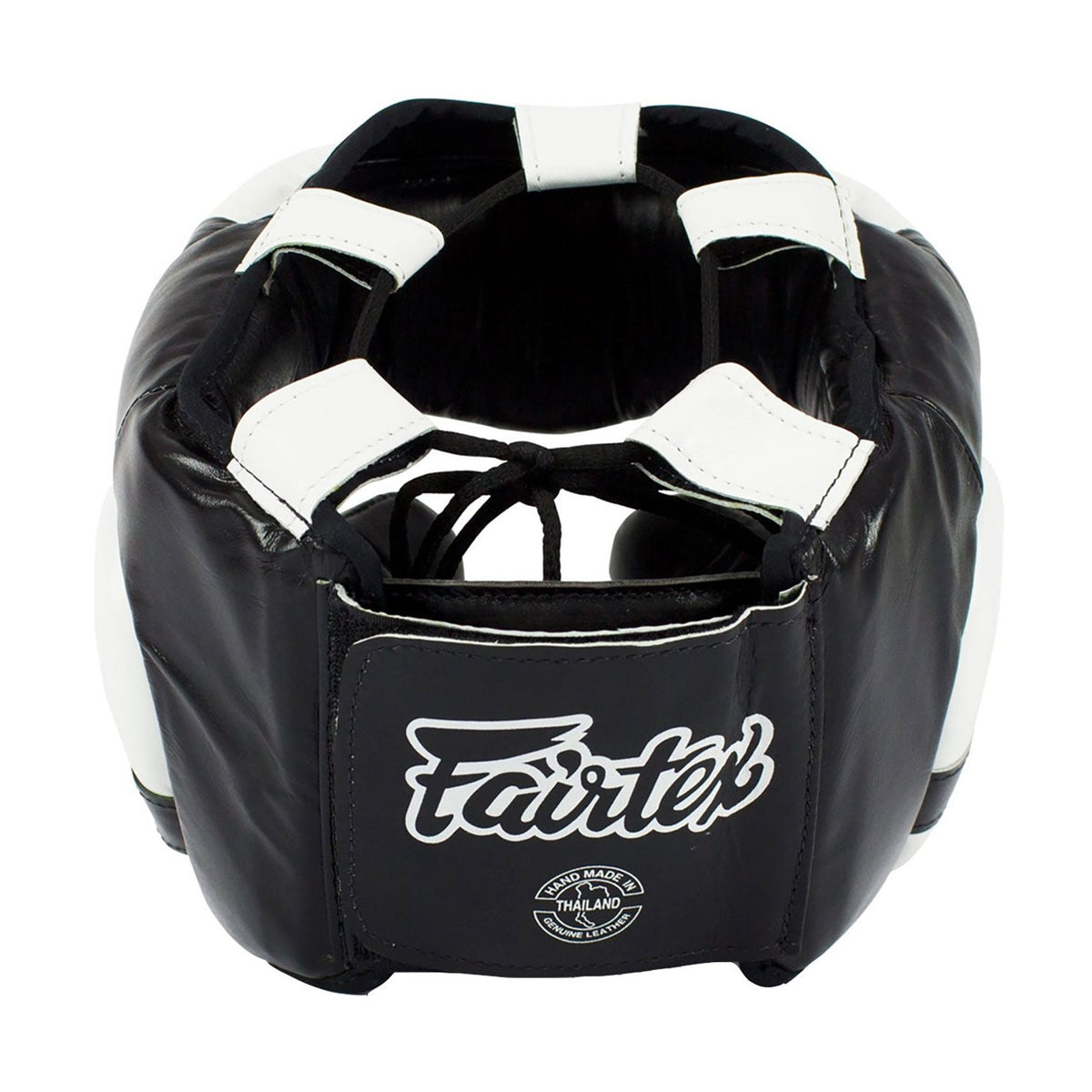 Fairtex HG13 Head Guard, Black White, view 2