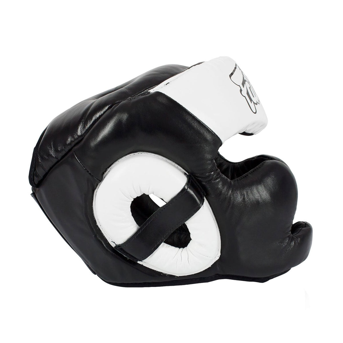 Fairtex HG13 Head Guard, Black White, view 3