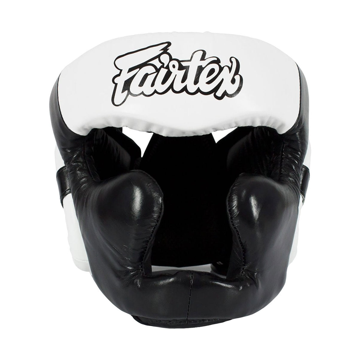 Fairtex HG13 Head Guard, Black White, view 1