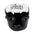 Fairtex HG13 Head Guard, Black White, view 1