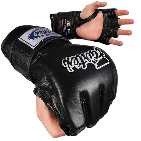 MMA Gloves Fairtex FGV12 Black "Ultimate Combat"