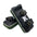 Kick Pads K Brand K-KKP Black Green Double Strap Muay Thai Boxing