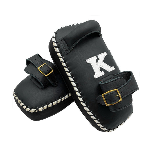 Kick Pads K Brand K-KKP Single Strap Black Muay Thai Boxing