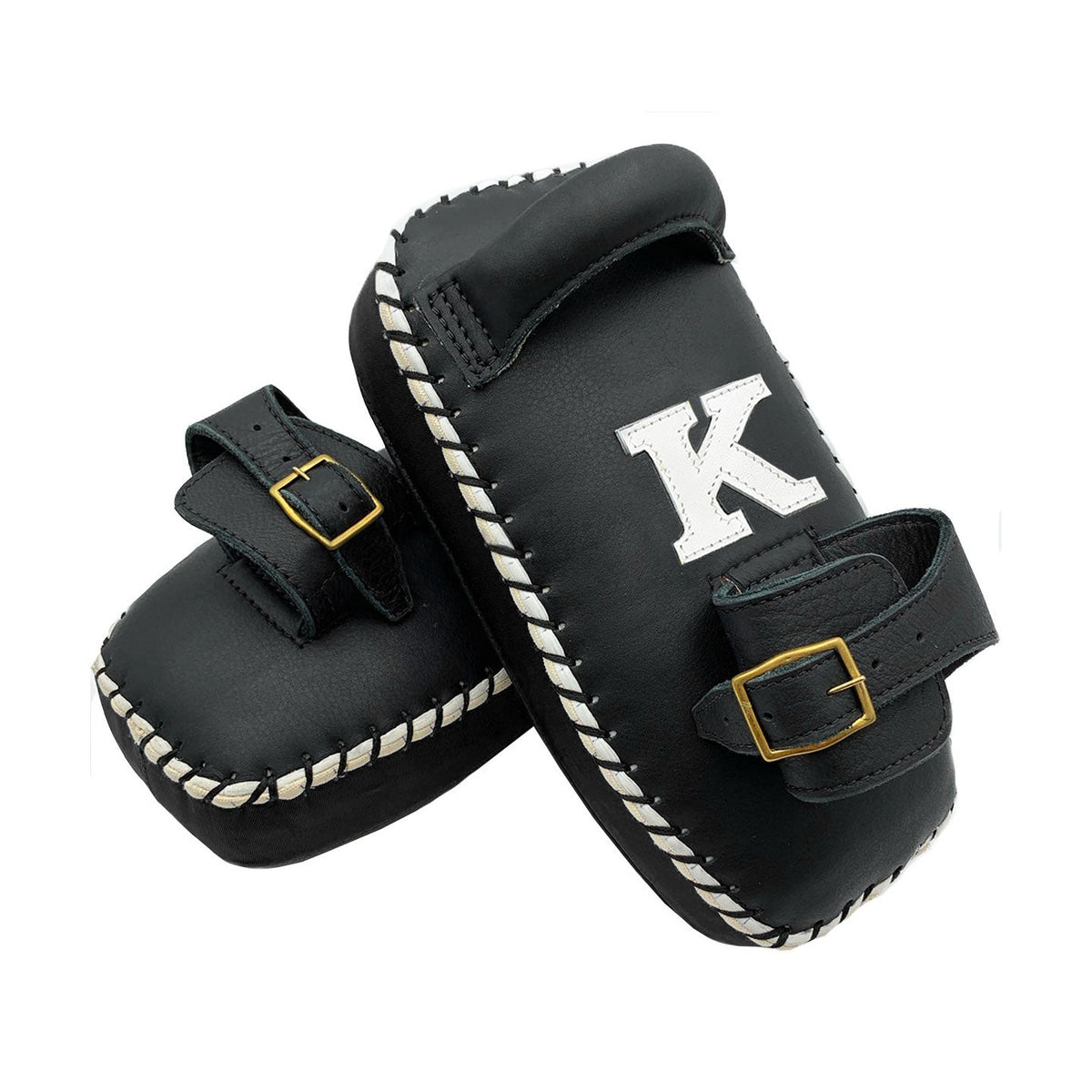 Kick Pads K Brand K-KKP Single Strap Black Muay Thai Boxing