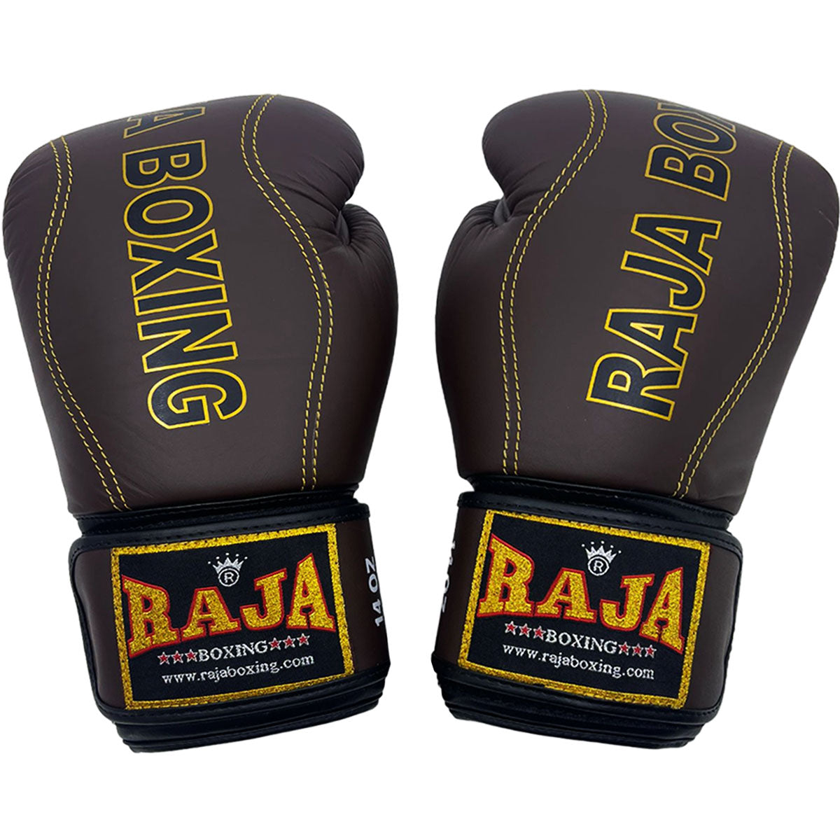 Boxing Gloves Raja RJB-P1 Dark Chocolate Premium "Porsche design" Muay Thai