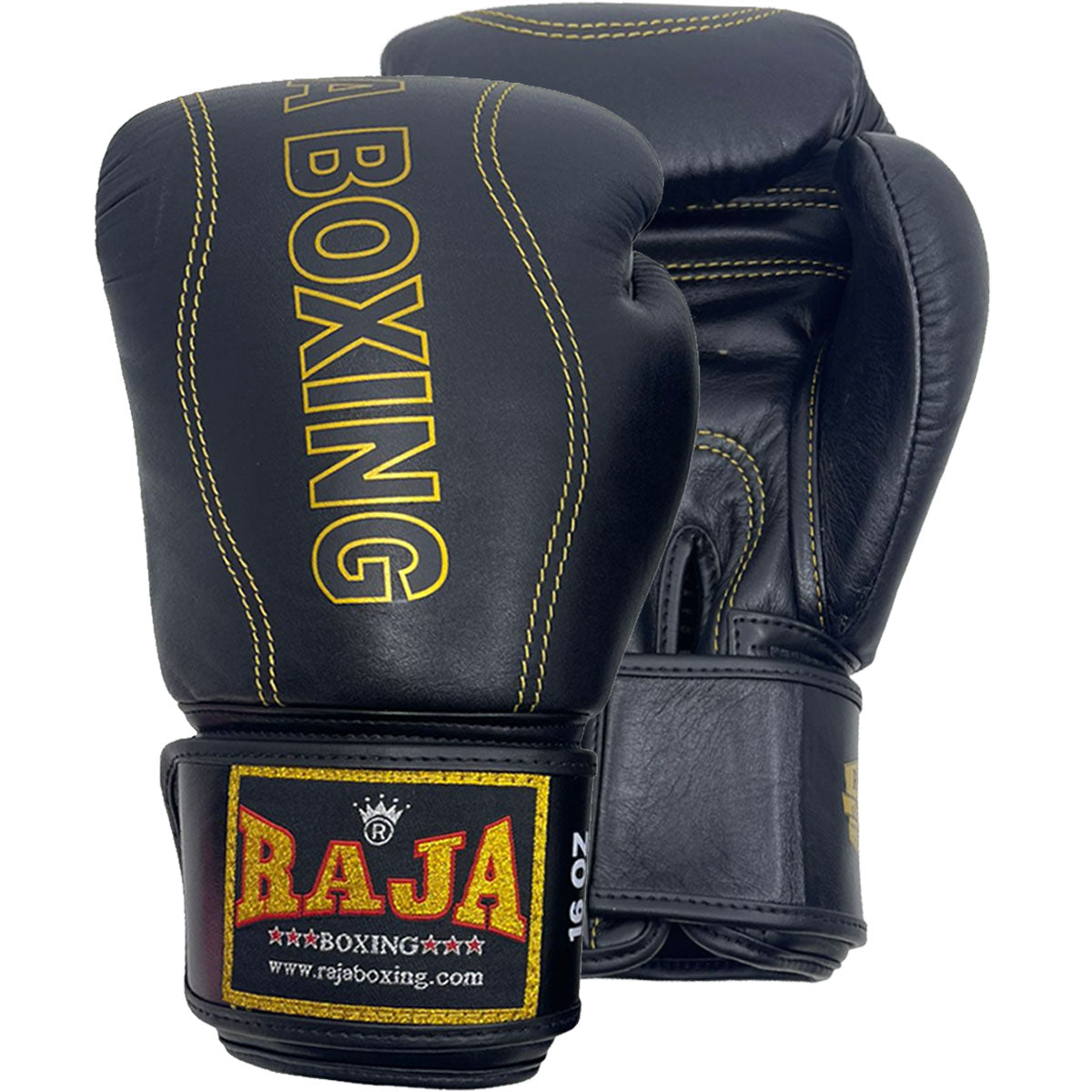 Boxing Gloves Raja RJB-P1 Black Premium "Porsche design" Muay Thai