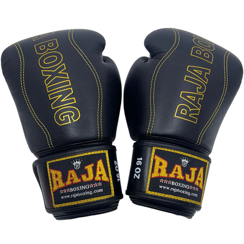 Boxing Gloves Raja RJB-P1 Black Premium "Porsche design" Muay Thai