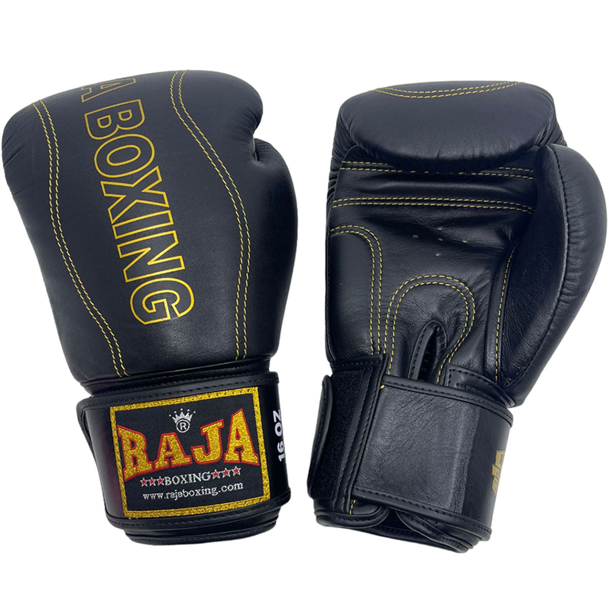 Boxing Gloves Raja RJB-P1 Black Premium "Porsche design" Muay Thai