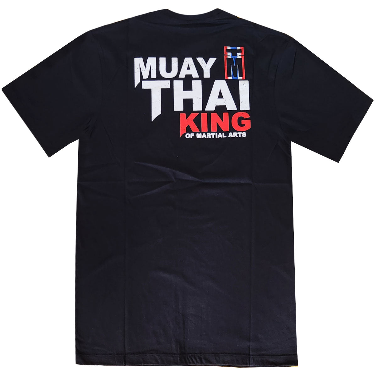 T-Shirt Born To Be Black Cotton King Muay Thai Boxing