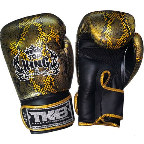 Top King Boxing Gloves TKBGSS-02 Air Black Gold