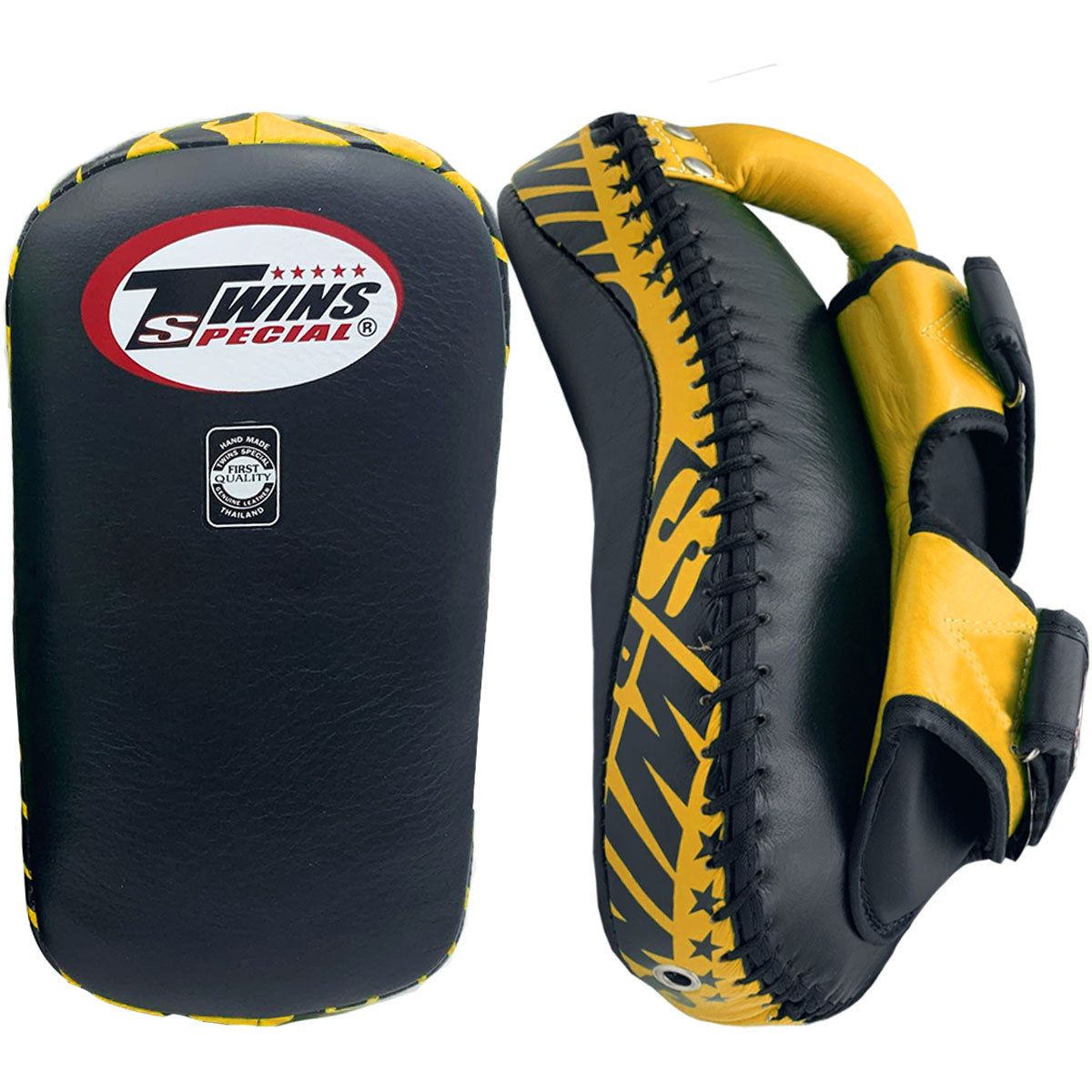 Kicking Pads Twins Special KPL-12 Black Yellow Deluxe