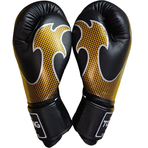Boxing Gloves Top King TKBGEM-01 Air Black Gold Empower Creativity