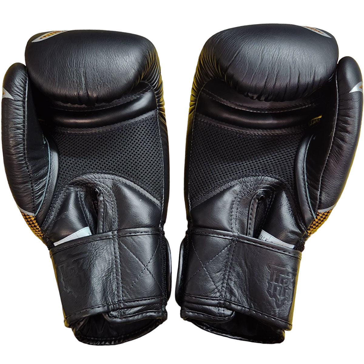 Boxing Gloves Top King TKBGEM-01 Air Black Gold Empower Creativity
