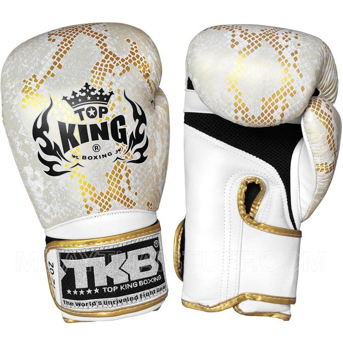 Boxing Gloves Top King TKBGSS-02 Air White Gold