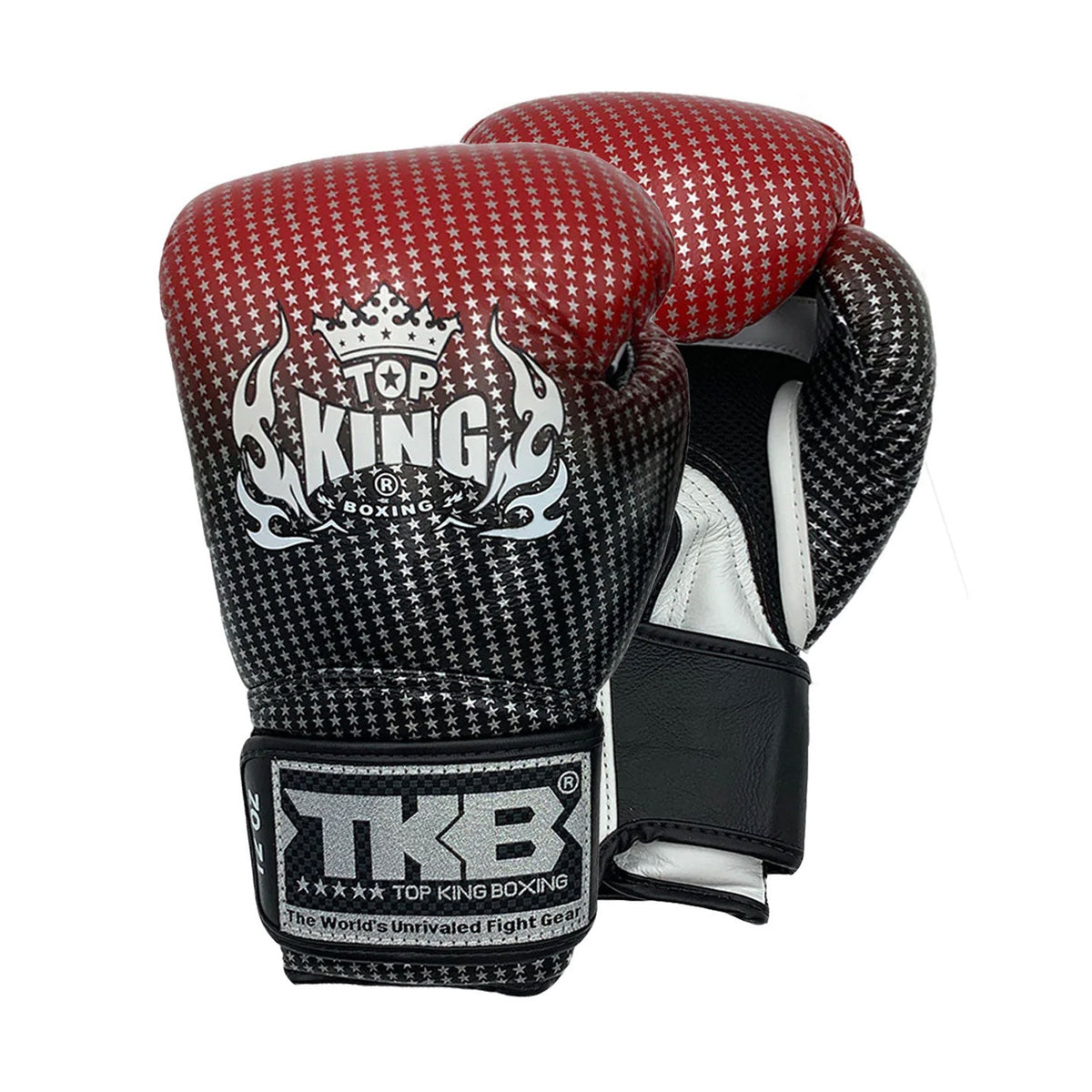 Top King TKBGSS-01 Super Star Air Boxing Gloves, Red Black, view 1