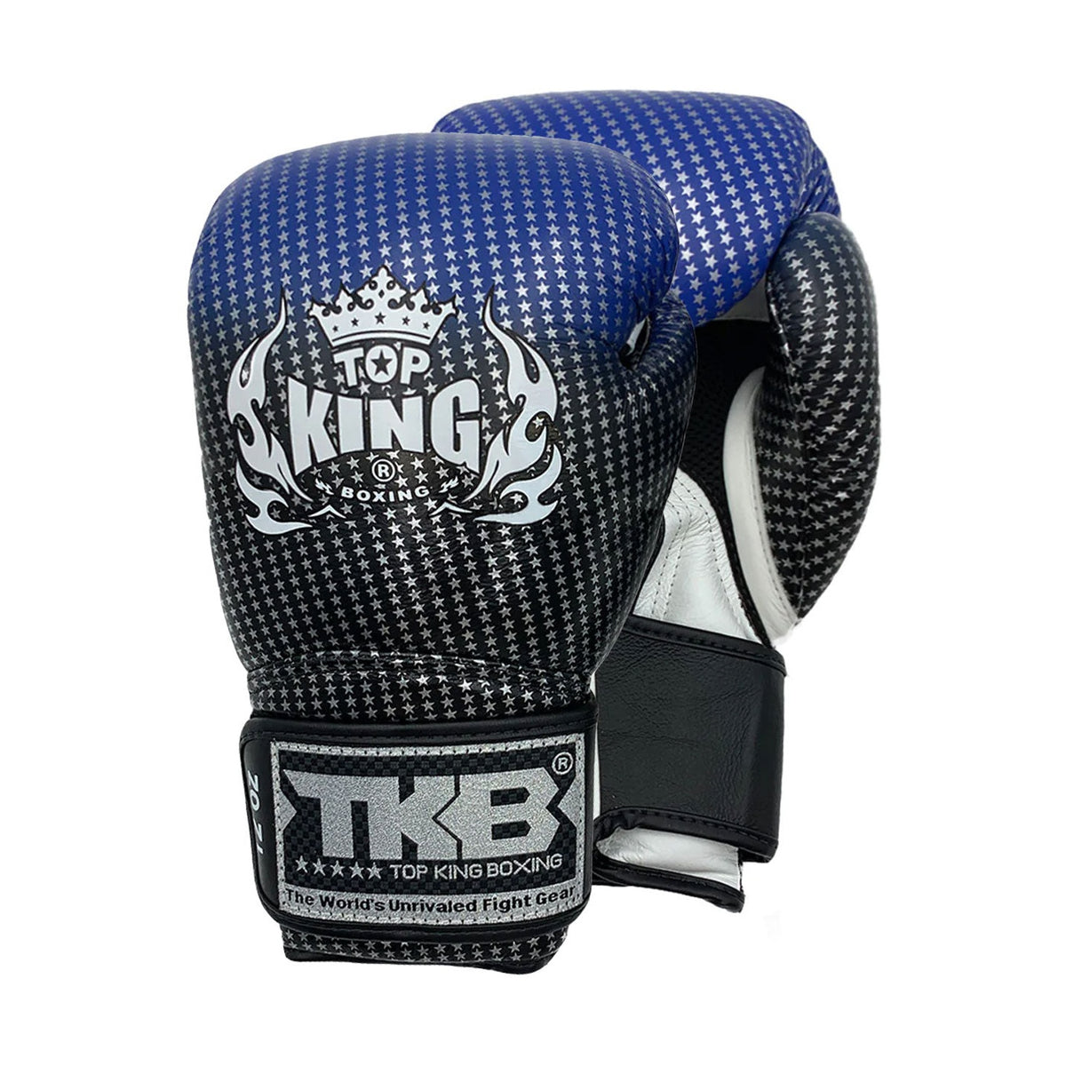Top King TKBGSS-01 Super Star Air Boxing Gloves, Blue Black, view 1