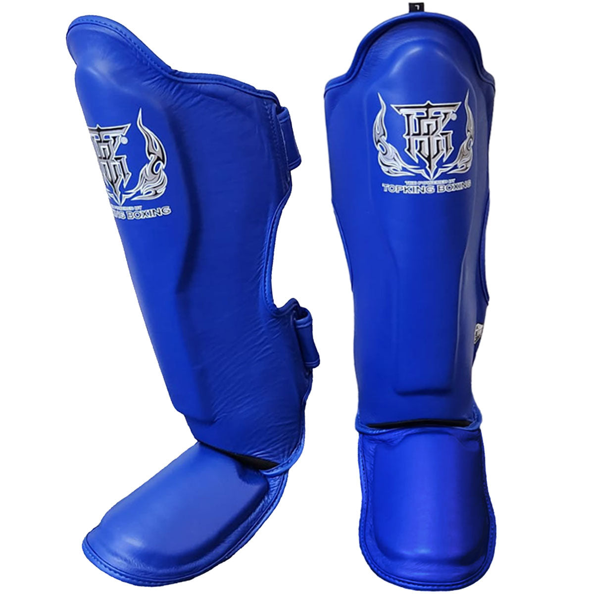 Shin Guards Top King Boxing TKSGP-GL Blue