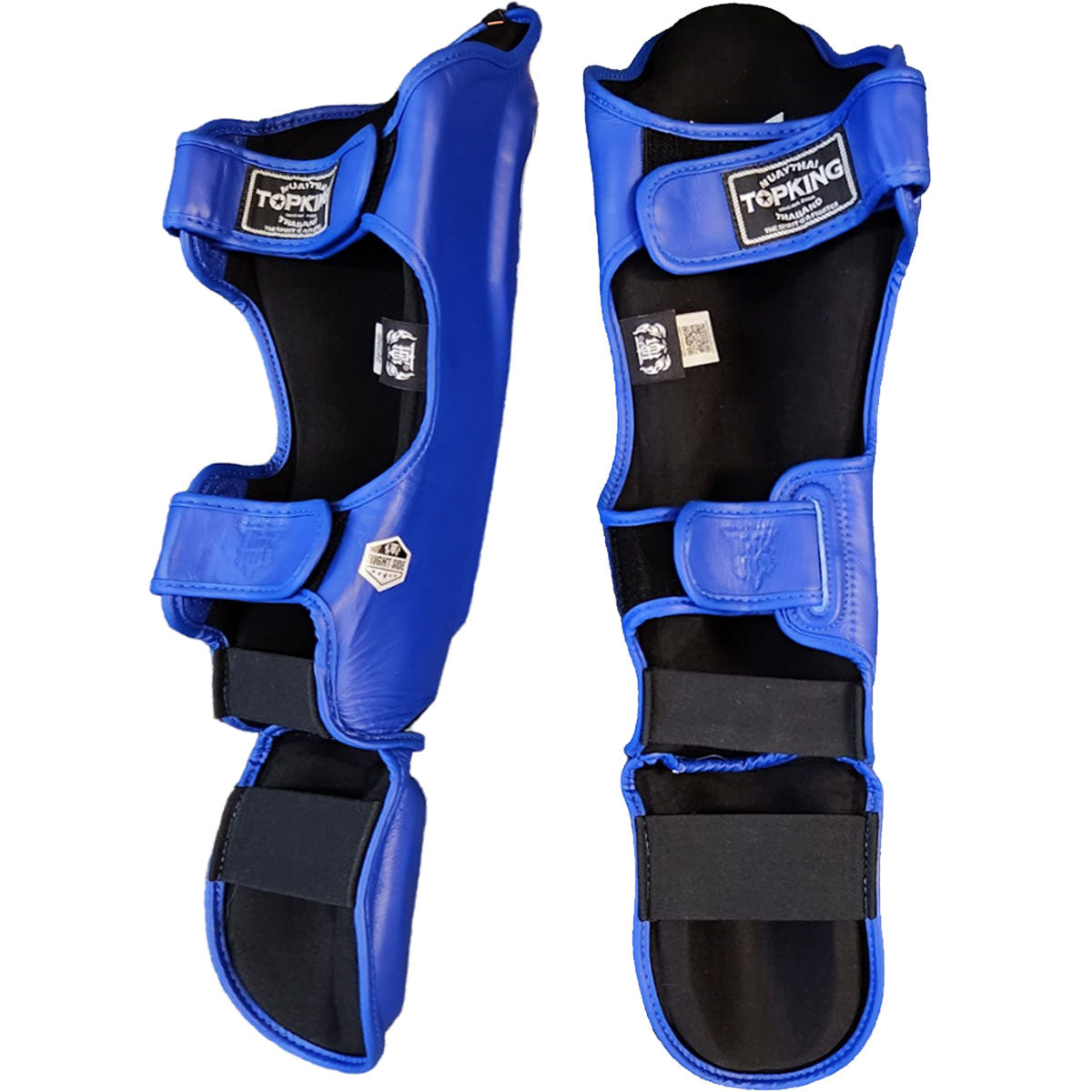 Shin Guards Top King Boxing TKSGP-GL Blue