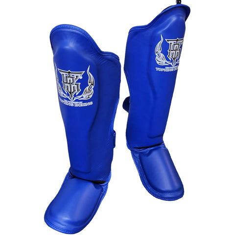 Shin Guards Top King Boxing TKSGP-GL Blue