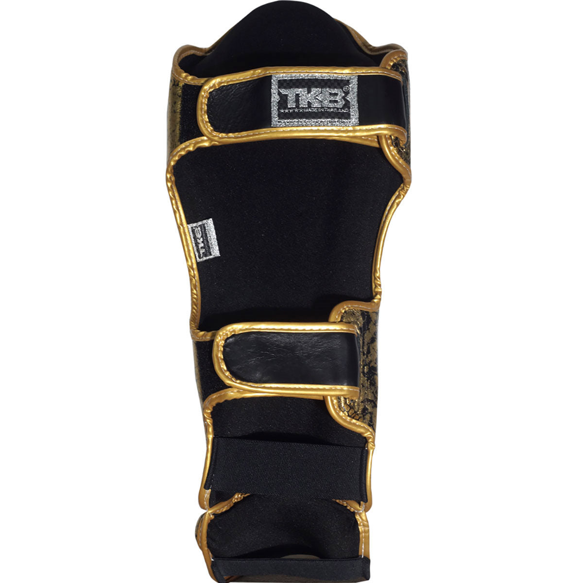 Shin Guards Top King Boxing TKSGSS-02 Gold Black "Super Snake"