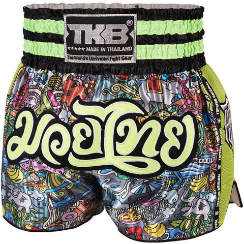 Shorts Martial Arts Top King Boxing TKTBS-223 Culture Green