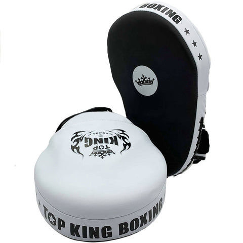 Focus Mitts Top King Boxing TKFME Black White “Extreme”