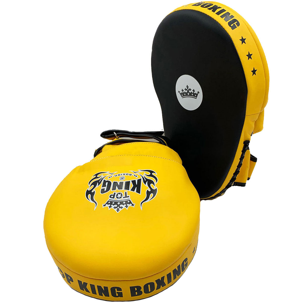 Focus Mitts Top King Boxing TKFME Black Yellow “Extreme”