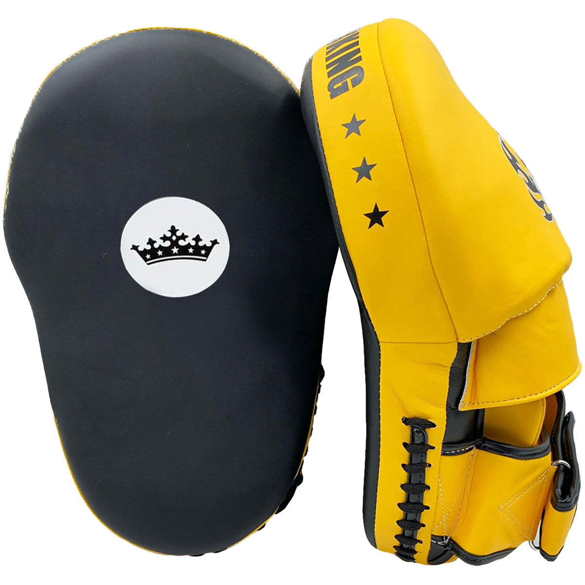 Focus Mitts Top King Boxing TKFME Black Yellow “Extreme”