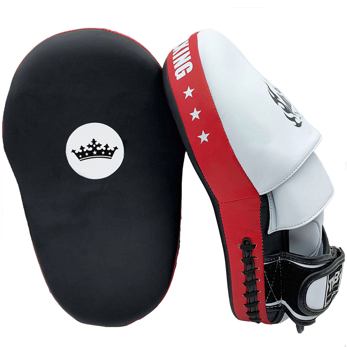 Focus Mitts Top King Boxing TKFME Black White Red “Extreme”