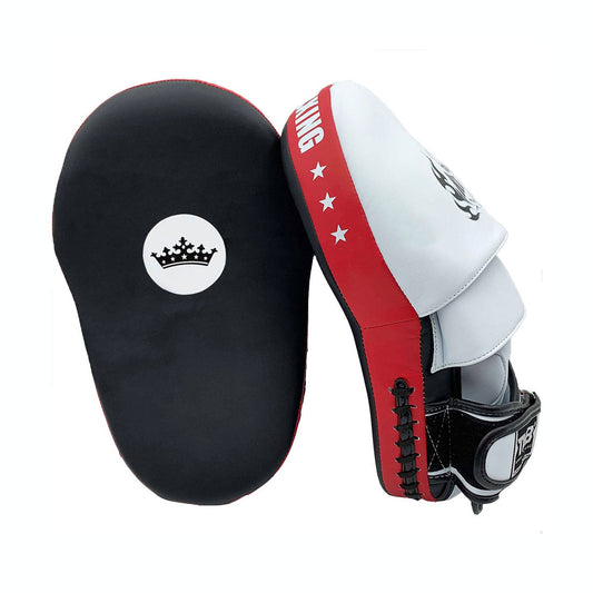 Top King TKFME Extreme curved focus mitts, Black/White/Red, view 1
