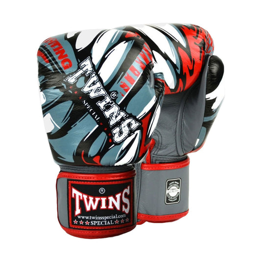 Twins Special FBGV-55 Demon Fancy Boxing Gloves, Red, view 1