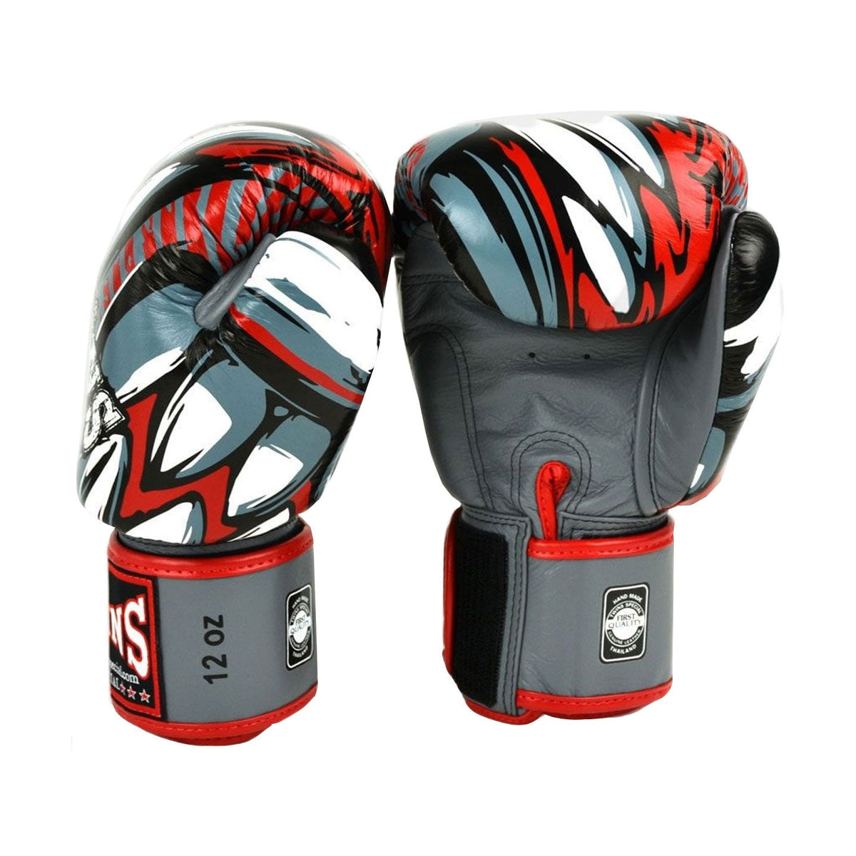 Twins Special FBGV-55 Demon Fancy Boxing Gloves, Red, view 2